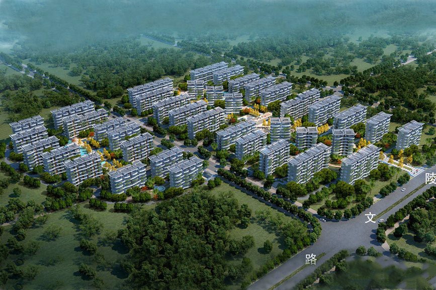 清凤椰林湾鸟瞰图