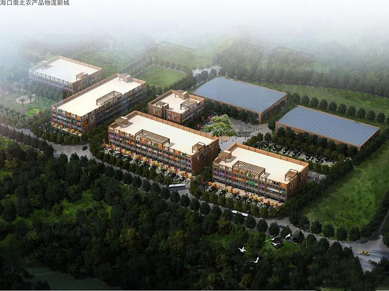 海口南北农产品物流新城沙盘图