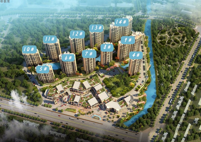 帝景湾鸟瞰图 帝景湾鸟瞰图