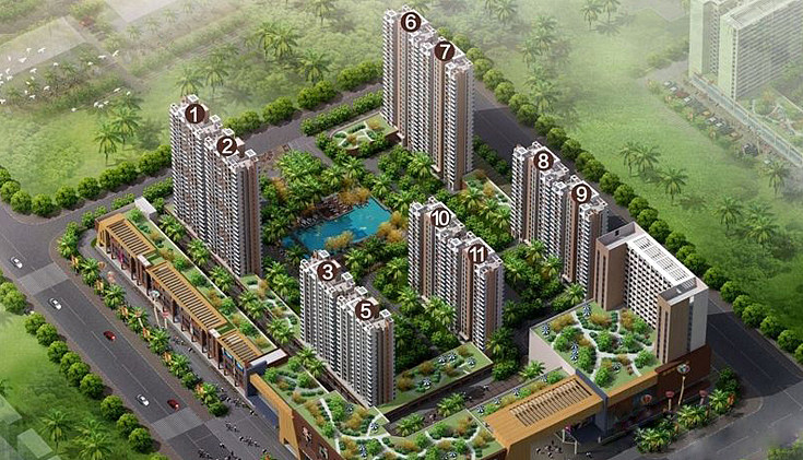 友联中央广场(阳光城)沙盘图
