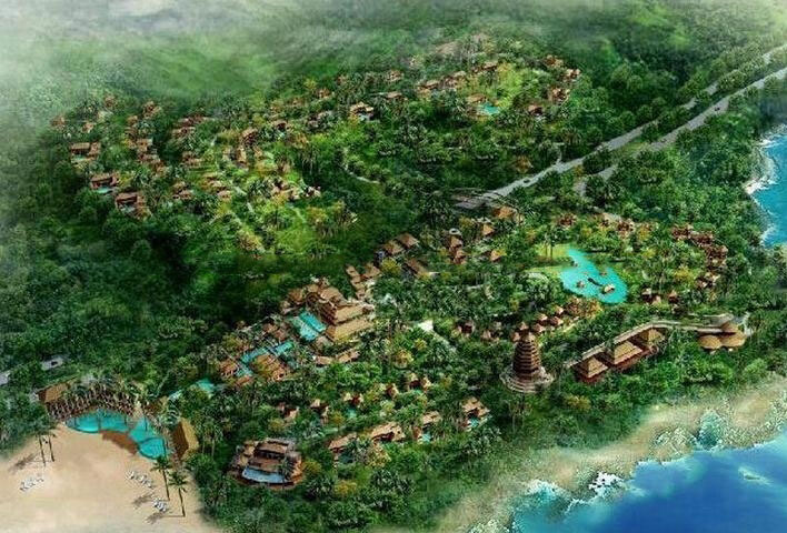 都喜天阙鸟瞰图