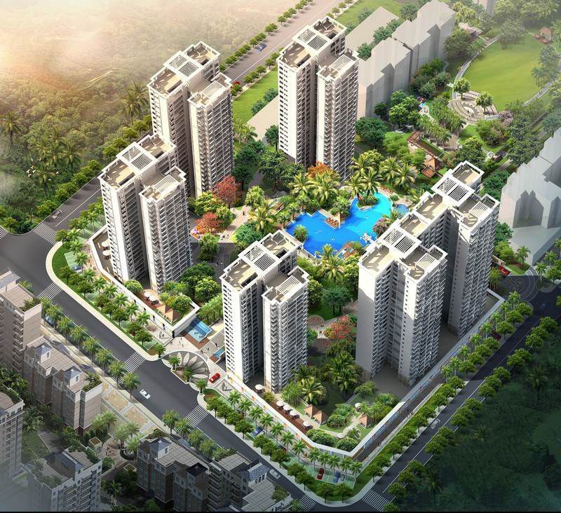 蓝水湾鸟瞰图