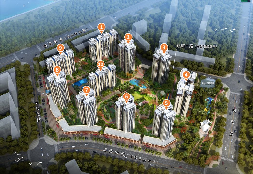 碧桂园中央半岛爱琴海年终傲销,推出13套特价房源,15500元/㎡一口价