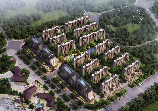 东方天涯驿站鸟瞰图 东方天涯驿站鸟瞰图