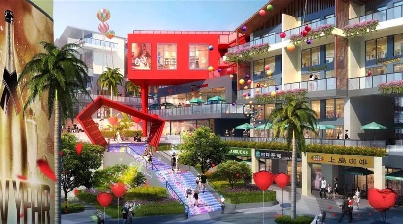 三亚爱上山红色之恋主题馆效果图 三亚爱上山红色之恋主题馆效果图