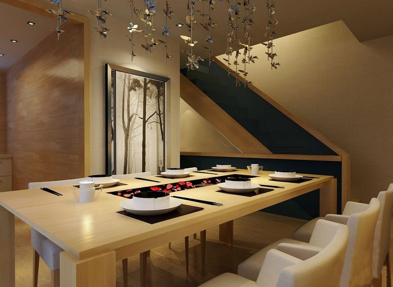 C栋别墅 三房两卫 203m&sup2;（港式)样板间：餐厅