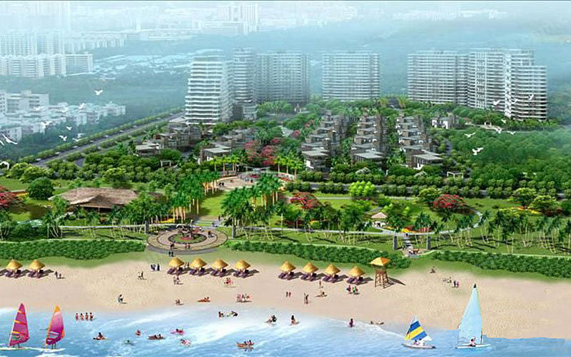 博鳌阳光海岸沙盘图