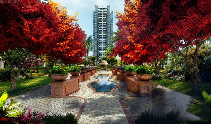 恒大海上帝景效果图 8