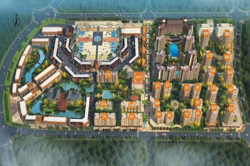 天合养生公馆沙盘图
