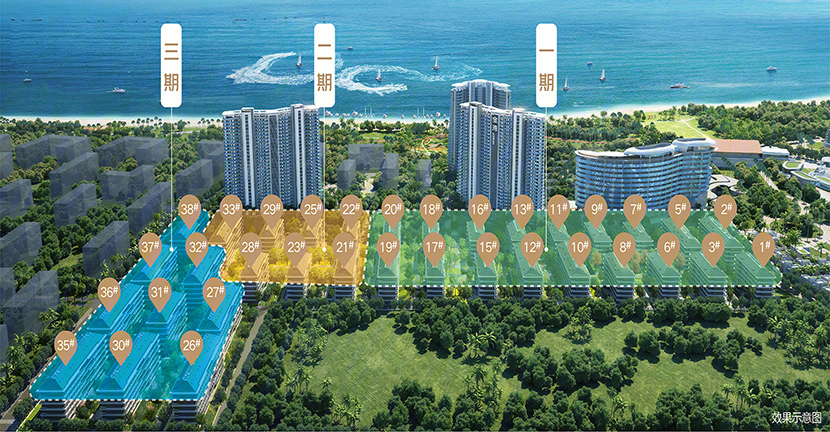 融创博鳌金湾沙盘图