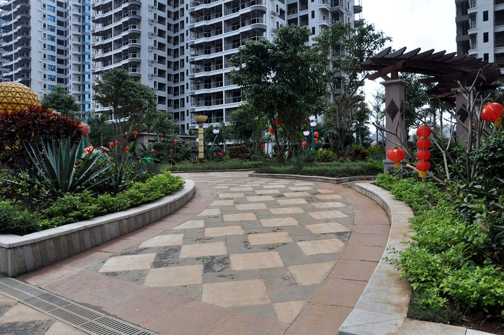 小区园林实景图 小区园林实景图