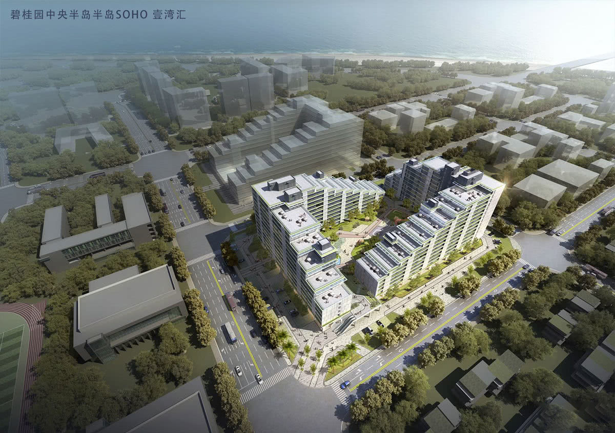 半岛SOHO 壹湾汇鸟瞰图2