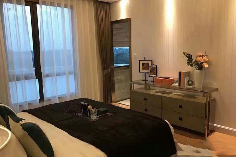 B户型77.26㎡别墅四房样板间卧室实