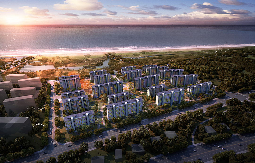 北京城建海云湾沙盘图