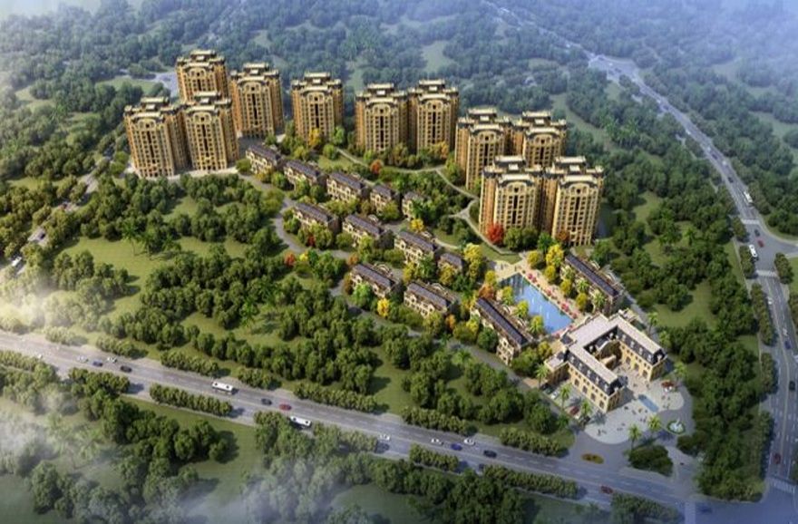建业法国维希小镇精致带装修房源在售,均价约14000元/平