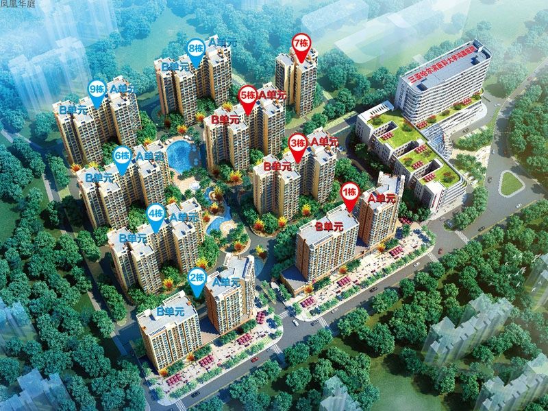 凤凰华庭沙盘图