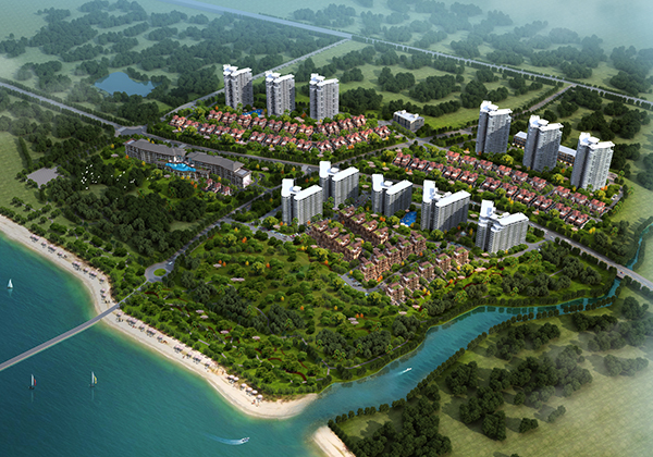 中国铁建龙沐湾一号双拼类独栋别墅和住宅在售中