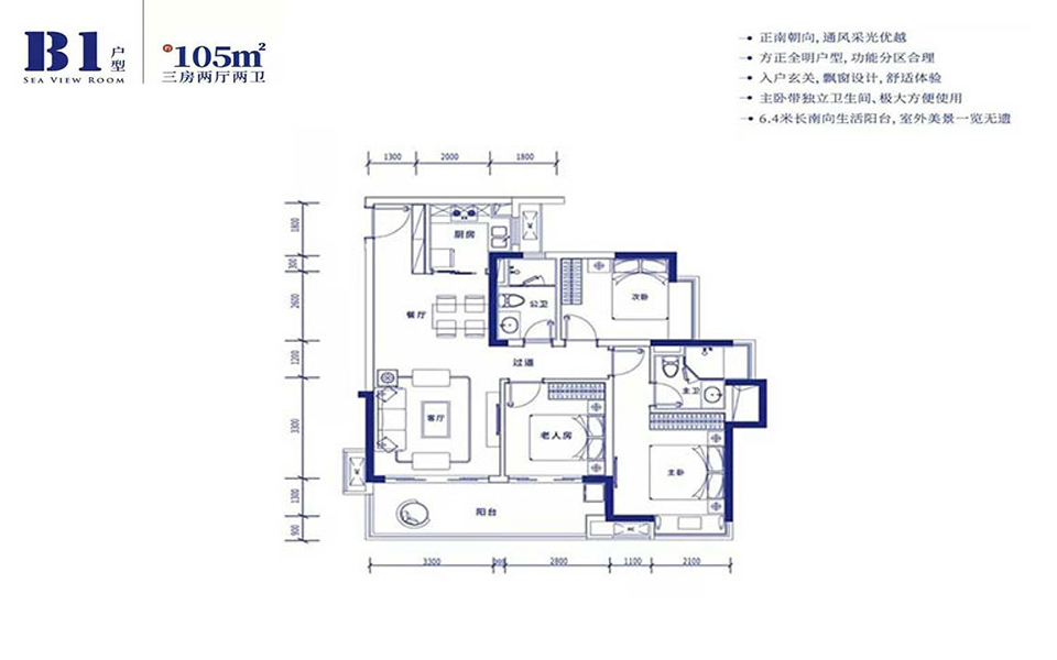 B1户型图欣赏