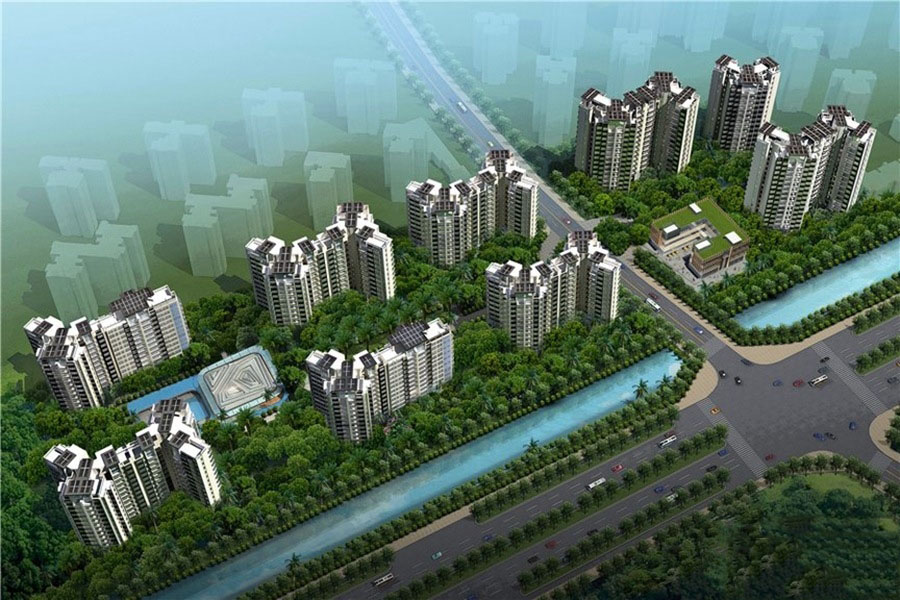 千江悦鸟瞰图 千江悦鸟瞰图
