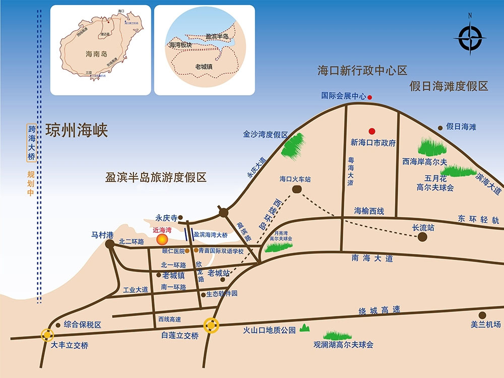 区位图