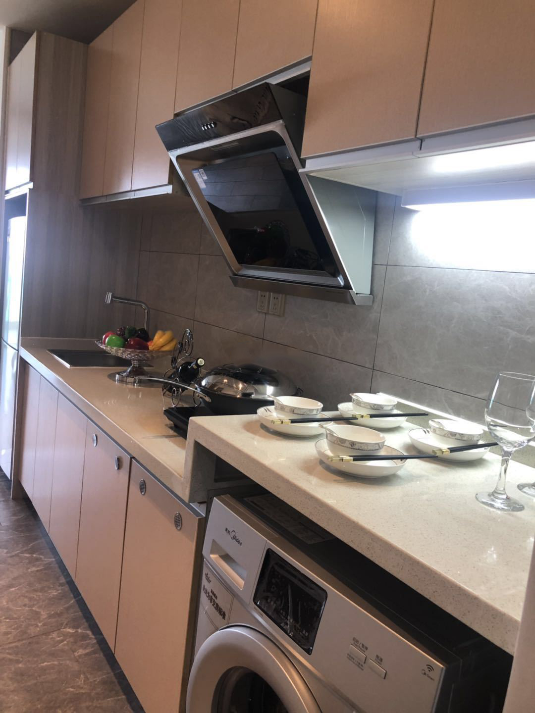B1户型 大开间 68㎡样板间：厨房