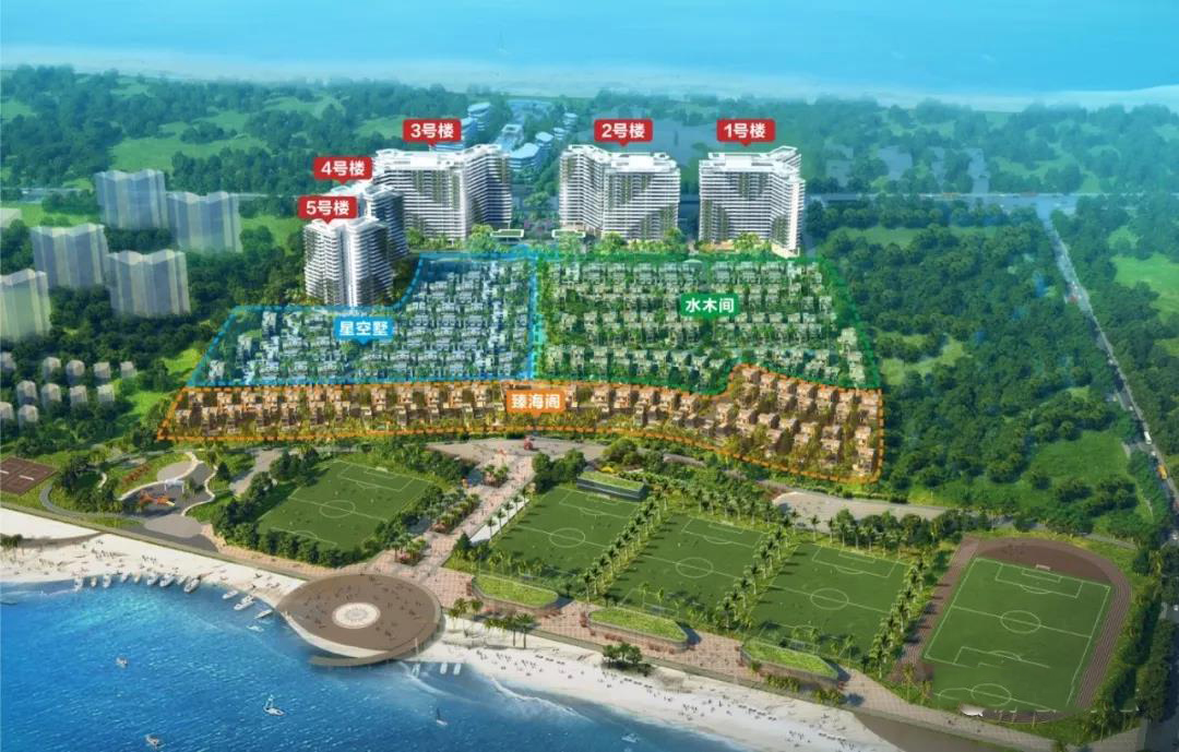 国安海岸公寓在售户型建筑面积约65-77㎡