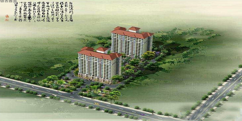 银杏雅苑沙盘图