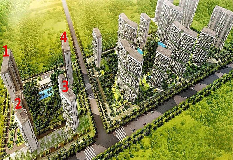 御景龙庭鸟瞰图