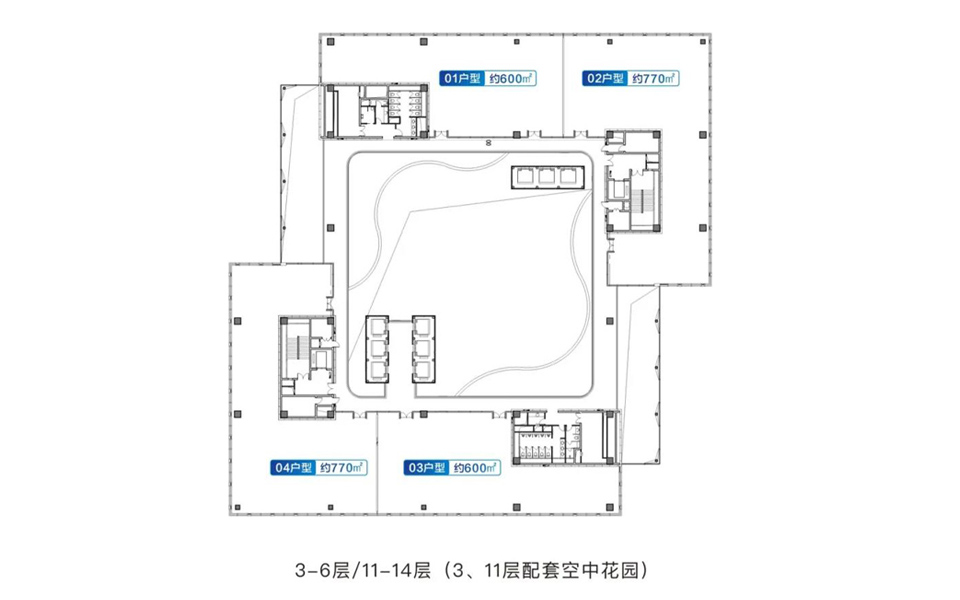 3-6层 11-14层户型