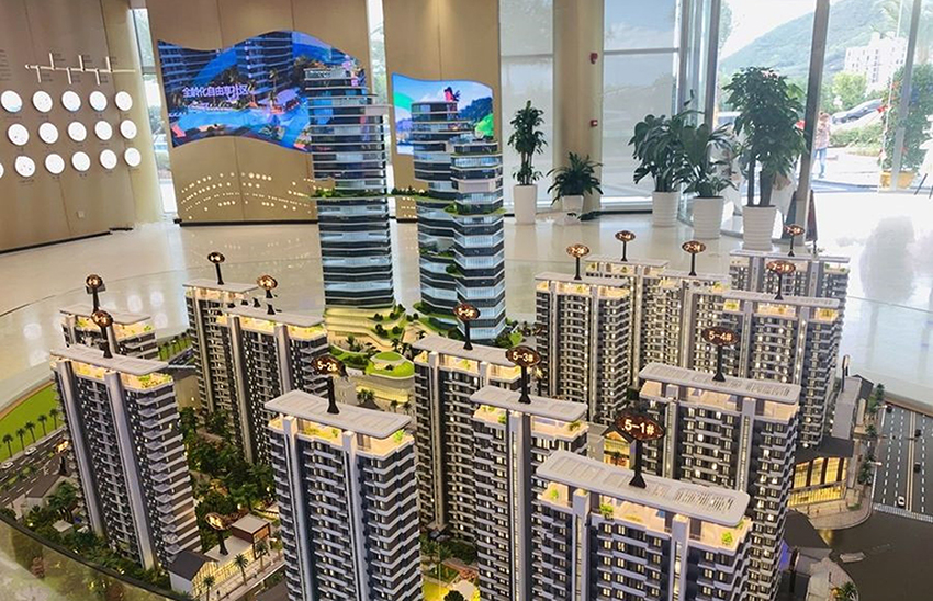 金冠亚沙村沙盘图