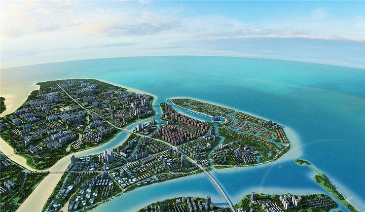 碧桂园海南之心沙盘图
