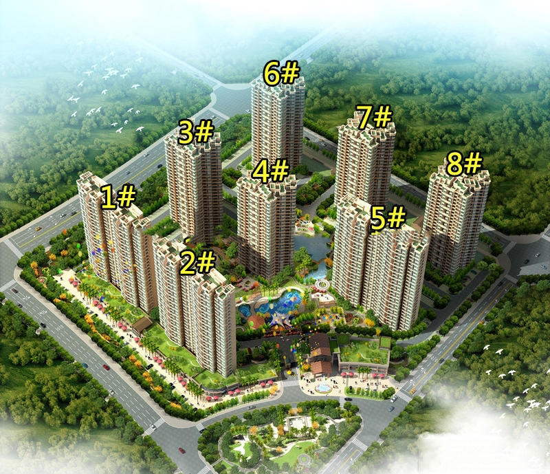 碧桂园澜江华府在售均价9500元/㎡