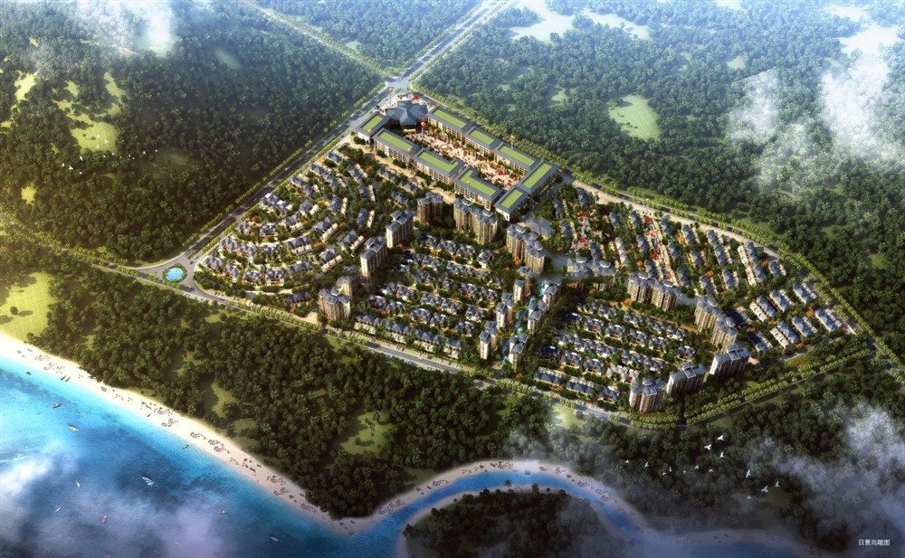 荣盛香水湾鸟瞰图
