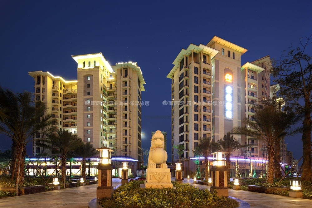 小区楼栋夜景1