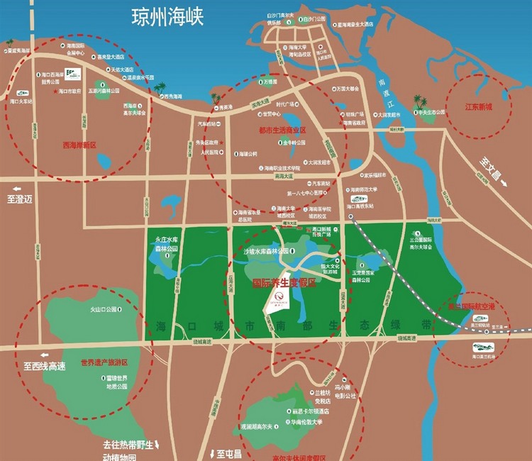孔雀山沁源汇区位图1