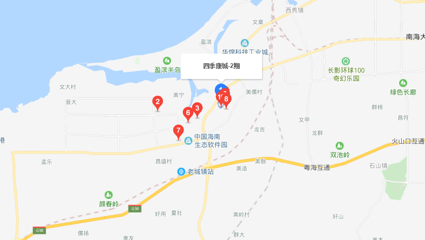 四季康城二期交通图 四季康城二期交通图
