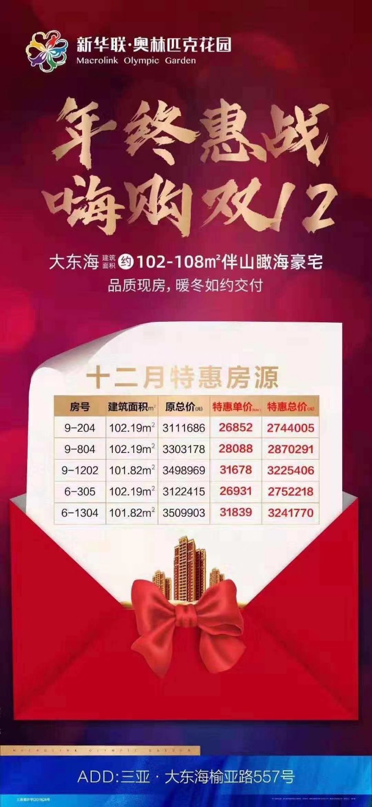 特价房源表 特价房源表