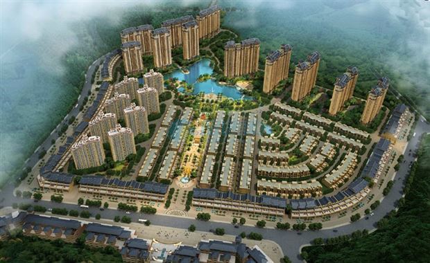 庄园丽都鸟瞰图 庄园丽都鸟瞰图