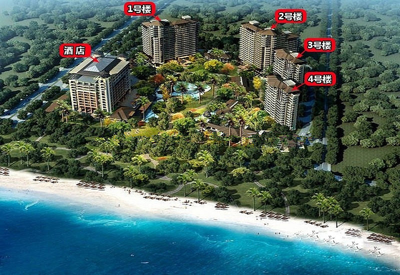 鹏欣白金湾沙盘图