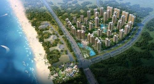 汇泽蓝海湾住宅在售均价约8900元/㎡起