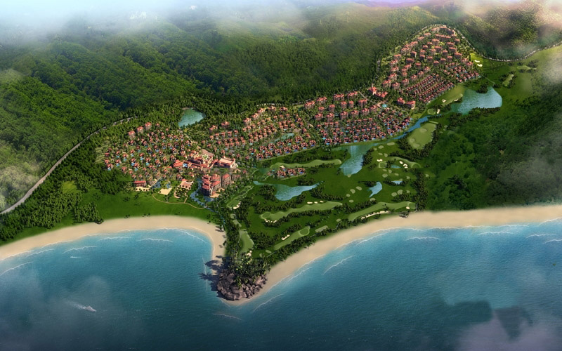 金泰南燕湾沙盘图