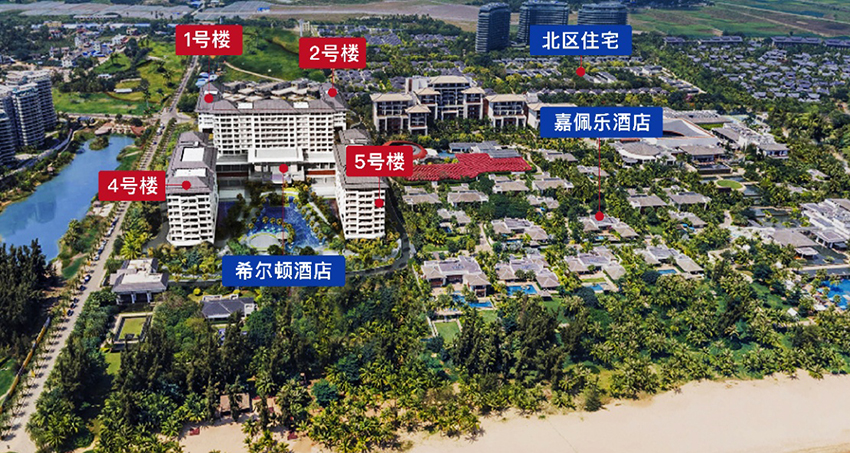 葛洲坝海棠福湾沙盘图