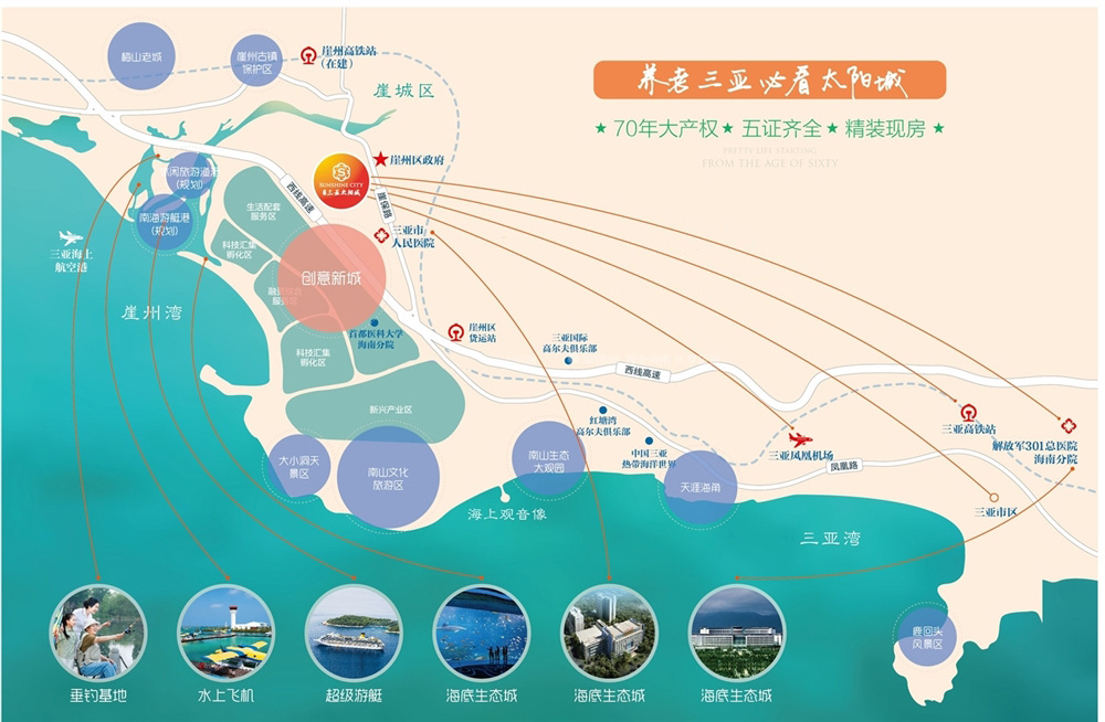 保利崖州湾区位图 保利崖州湾区位图