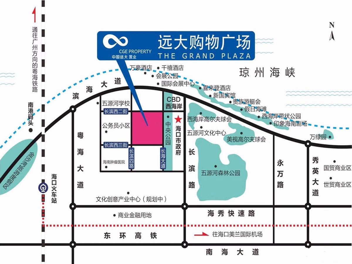 远大购物广场区位图 远大购物广场区位图