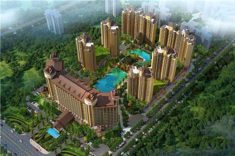 海南民生凤凰城鸟瞰图