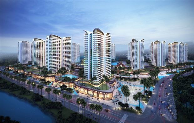 海韵半岭温泉鸟瞰图 海韵半岭温泉鸟瞰图
