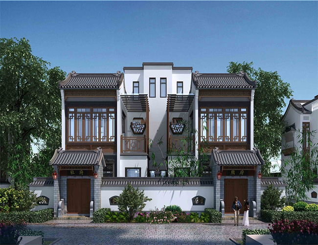 独栋别墅效果图