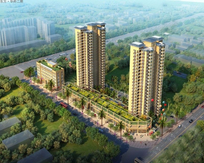 东方华府二期鸟瞰图