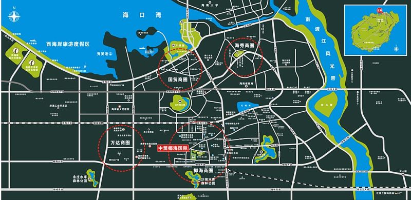 椰海国际区位图 椰海国际区位图