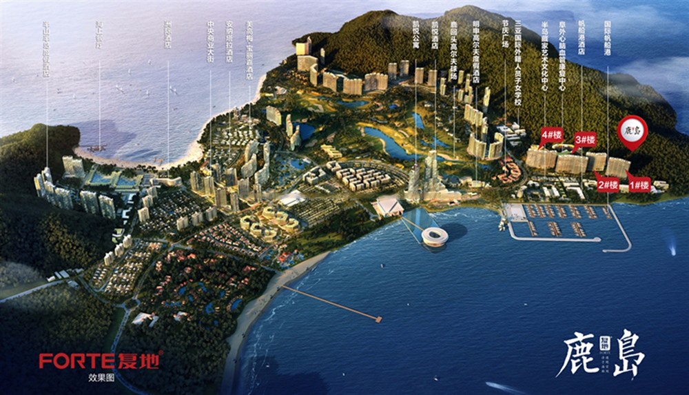 复地鹿岛整体规划图 复地鹿岛整体规划图